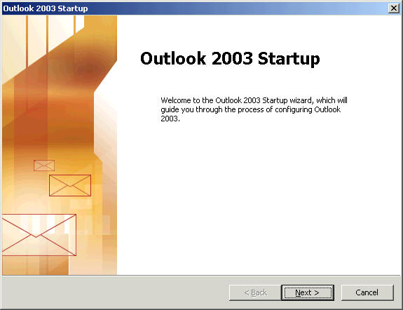 Outlook 2003 Startup